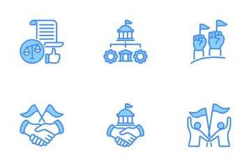 Globale Politik Symbolpack