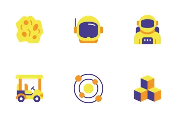 Weltraumtechnologie Symbolpack