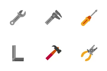 Werkzeuge (flach) Symbolpack