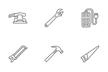 Werkzeuge und Ausrüstung Symbolpack