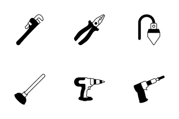 Werkzeuge und Ausrüstung Symbolpack