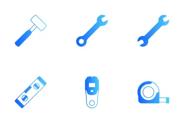Werkzeuge und Ausrüstung Symbolpack