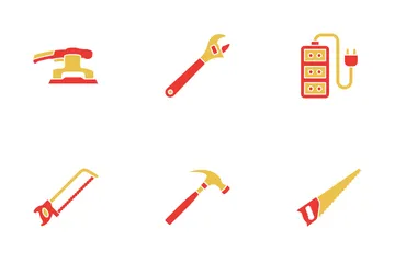 Werkzeuge und Ausrüstung Symbolpack