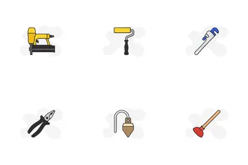 Werkzeuge und Ausrüstung Symbolpack