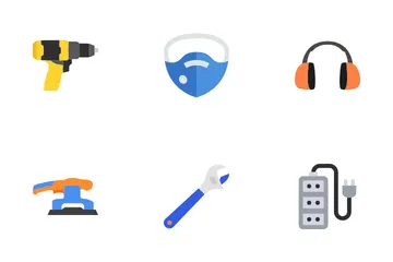 Werkzeuge und Ausrüstung Symbolpack