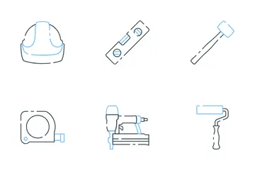 Werkzeuge und Ausrüstung Symbolpack