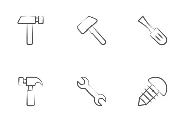 Werkzeuge und Konstruktion Symbolpack