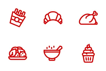 Western Food Icon Pack