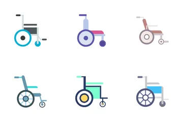 Wheel Chair Icon Pack