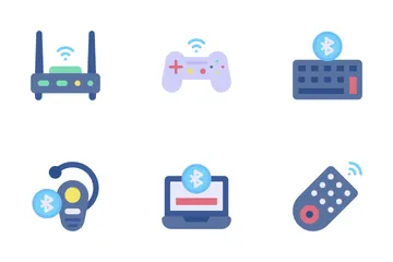 Wi-Fi y Bluetooth Paquete de Iconos