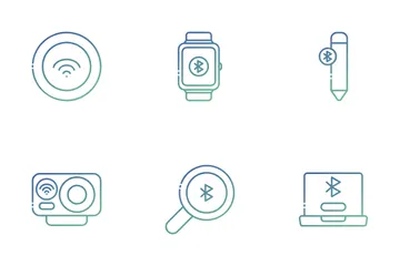 Wi-FiとBluetooth アイコンパック