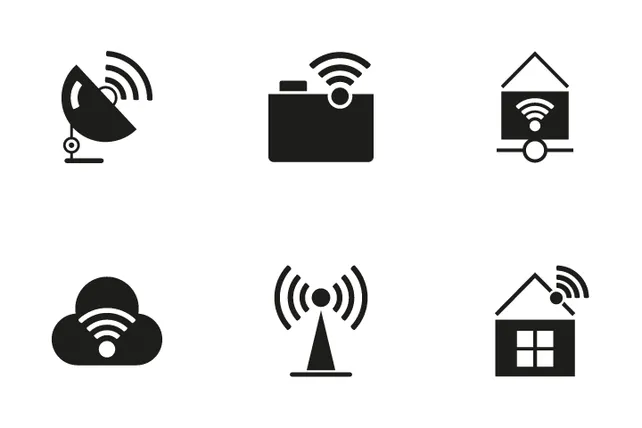 Download Wifi And Network Icon pack Available in SVG, PNG & Icon fonts