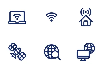 Wifi e internet Paquete de Iconos