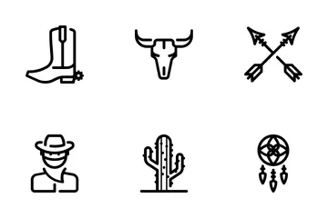 Wilder Westen Symbolpack