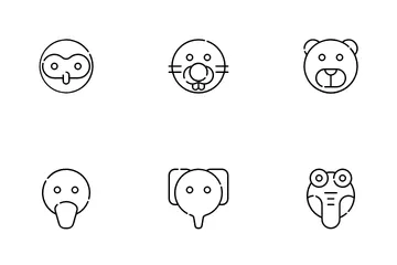 Bear Avatar Icon, Incognito Animal Avatar Iconpack