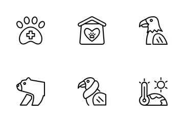 Wildlife Conservation Icon Pack