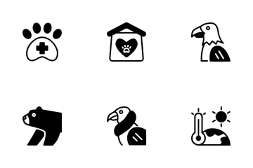 Wildlife Conservation Icon Pack