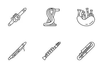 Wind Instrument Icon Pack
