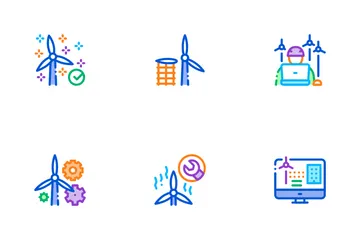 Windenergietechniker Symbolpack