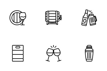 Wine And Beer Icon Pack