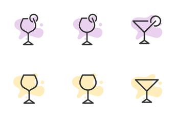 Wine Glass Icon Pack