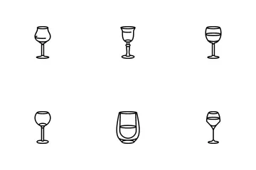 Wine Glass Red Drink Alcohol Icon Pack