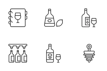 Winery And Winemaker Icon Pack