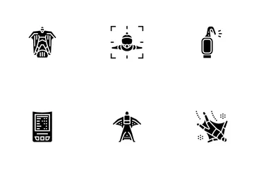 Wingsuiting Sport Icon Pack