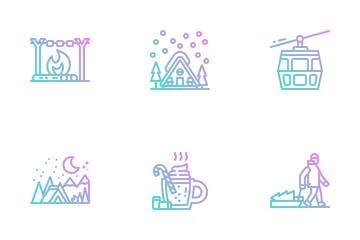 Winter Activities Icon Pack