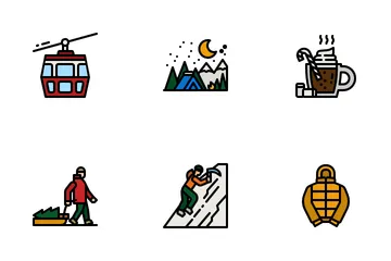 Winter Activities Icon Pack