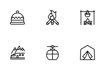 Winter Activities Icon Pack