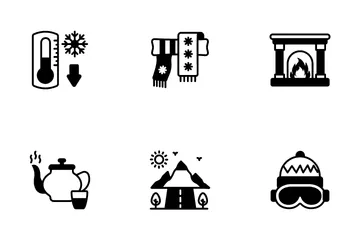 Winter Activities Icon Pack