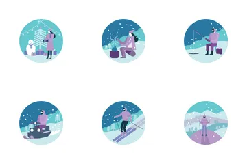 Winter Activity Icon Pack