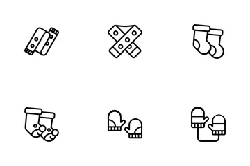Winter Clothes Icon Pack