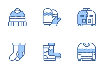 Winter Clothes Icon Pack