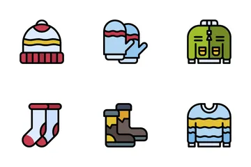 Winter Clothes Icon Pack