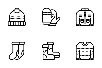 Winter Clothes Icon Pack