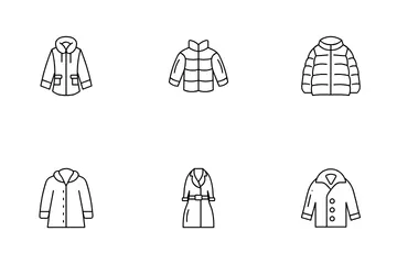 Winter Clothing Icon Pack