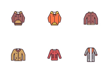 Winter Clothing Icon Pack
