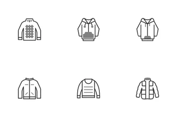 Winter Clothing Icon Pack