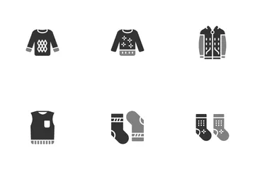 Winter Clothing Icon Pack