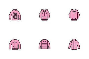 Winter Clothing Icon Pack