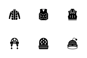 Winter Clothing Icon Pack