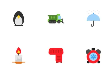 Winter Flat Icon Pack