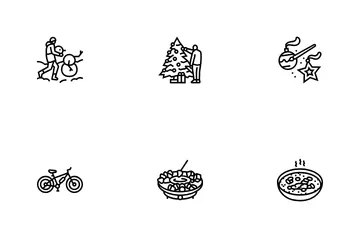 Winter Spend Time Icon Pack