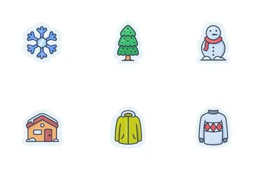 Winter Sticker Icon Pack
