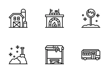 Winter Town Icon Pack