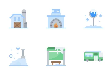 Winter Town Icon Pack