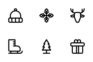 Winter und Weihnachten Symbolpack