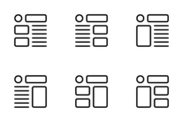 Wireframe Vol 2 Icon Pack